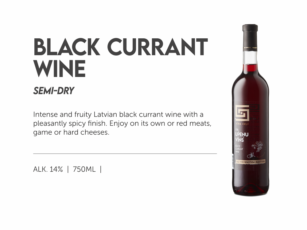  black currant wine - semi-dry